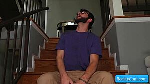 Sexy teen 18+ blonde girl natalie knight get her juicy pussy fingered and gives amazing blowjob