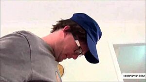 Chubby Blonde Girl Gives Pov Blowjob to Nerd in Reality Sex Scene