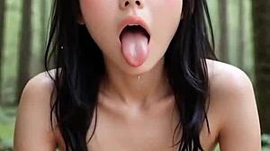 Young Petite AI Asian Girl Having Passionate Sex!