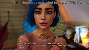 being a dik 205 - talking to the busty pierced blue hair grunge girl about our feelings