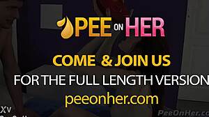 Peeonher Perfect Piss Fuck with Piss Drinking and Wet Panties