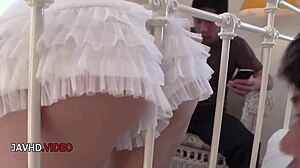 Yu Shinoda, Seductive Jav Star, Delivers Hot Blow Jobs In Steamy Threesome Featuring Asian And Blonde Action