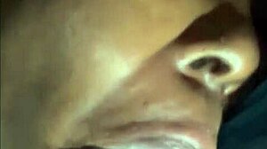 Intense vday blowjob from crashout slut