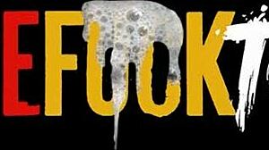 The big tits babe kneels to blow a massive dick really deep.