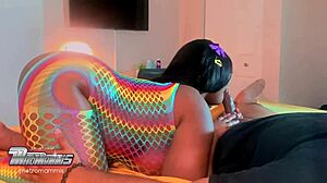 Beautiful Woman Delivers Sloppy Wet Blowjob with Deepthroat Gagging on Big Black Cock