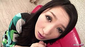 Japanese Mature Step-Mom Seduce To Suck Tiny 18+ Dick After Intense Clit Orgasm