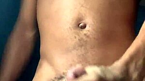 Jerk off rainy cream with big cock first time