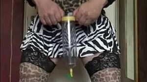 Hey, check out bisexual crossdresser mark in heels and stockings 😏