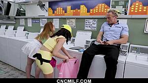 Can the employee fuck the owner anytime at the laundromat?