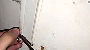 Interviewing the Employee in the Bathroom Sneakily