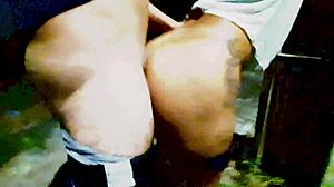 Street anal sex with a pro for just 30 reais, big ass and monster cock action.