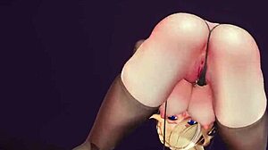 Bitch knight performs MMD dance