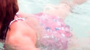 at the beach stepmom shaves pussy wears bikini masturbates and more?