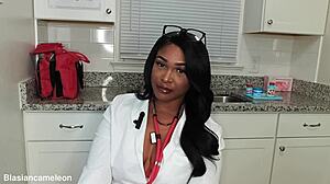 Nurse Lala's Intriguing Jerk Off Instructions For Patient