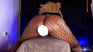 ebony dancer with a big plug twerks and performs in a collection by africanbunz