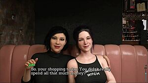 Erotic brunette ass game leap of faith