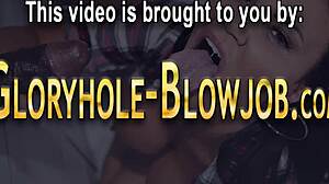 Blonde Experiences Intense Pleasure Jerking And Sucking Bbc At Gloryhole