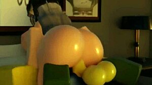 Lucky newbie in the condo gets some fun