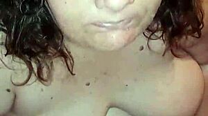 step mommy helps with handjob and sucking until cum on face