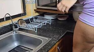 Stepmom 18 has a homemade fantasy with the sexy Mexican neighbor.