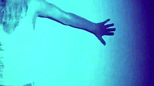 Blonde With Hot Body Dancing On The Stage