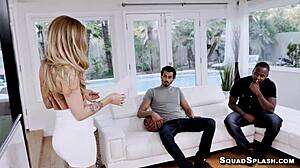 karla kush enjoys two massive black cocks