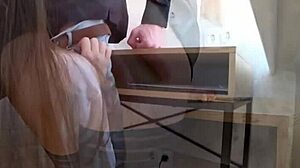 Boss Takes Hot Secretary On Office Desk