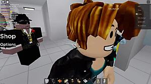 Two People Get Fucked in Roblox and Public Restroom