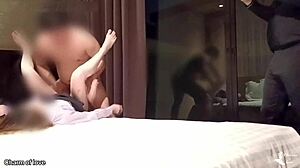 Behind The Scenes Filming A Clip Of A Beautiful Thai Girl