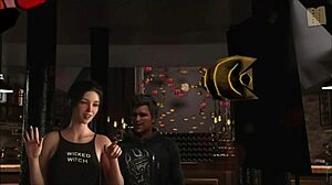 Erotic brunette ass game leap of faith