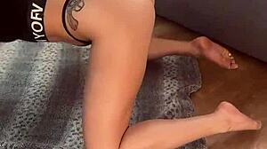 hot college girl shows yoga positions you've never seen before