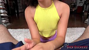 Dani Diaz rubs her wet pussy after getting banged!