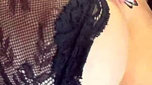 Thick Latina Pawg Twirls Seductively In See-Through Lingerie