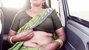 beautiful indian maid car ride telugu conversations