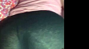 Neighbor in Leggings Does Yoga and Chats Online While Husband is Away