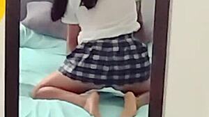 Rich student gets fucked in uniform