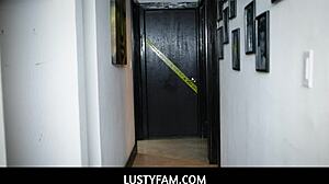 lustyfam - stepmom kourtney kai is horny and craving good dick so she has one more fuck with her stepson