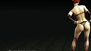 Metro Last Light: Intense Striptease Featuring Big Tits Redhead Whore