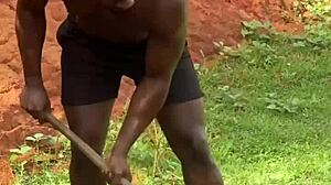 Intense Passion As Big-Dicked Worker Fucks Wife Raw On Construction Site