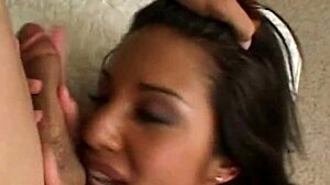 The naughty Asian minx deepthroats my cock, eats my ass, then takes deep anal thrusts.