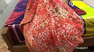 Friends wife has pretty boobs, yet i fuck her doggystyle standing