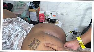 Anastácia bolt comes again to pay debt with loan shark today she started with hand all inside pussy and only ass everything in the ring milk on face