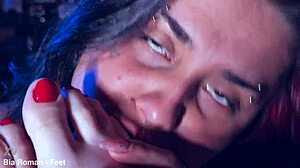 playful rotten venus tickles perfect feet of bound bia