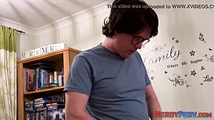 Ever Seen A Newbie Slut Tricked Into Giving Head To A Nerd?