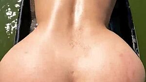 Big ass latina fucked on jet ski in public?