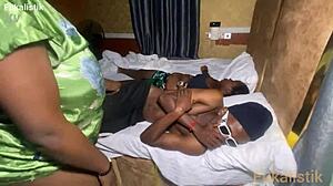 Horny sneaky big tits sister-in-law from asaba fucks bbc in homemade riding session