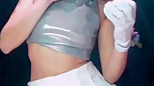 Bonneyuwu Drinks Her Own Urine from a Bottle in Homemade Video