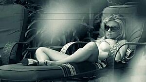 Aubrey Adams Rubs and Fucks in Sunny Outdoors