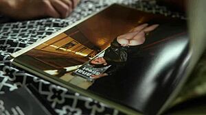 hot ebony babe with pink pussy, does she take brother-in-law's big cock?