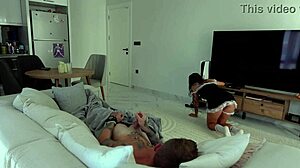 After fighting my wife, I fucked the maid hard in all her holes